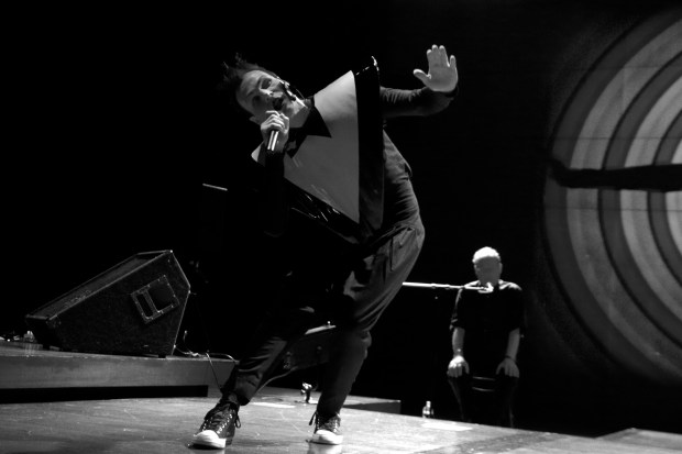 12 1 2017 Rehearsal and performance of Klaus Nomi theater Tokyo (150)